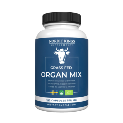 Cápsulas de Órgãos Bovinos 100% Pasto