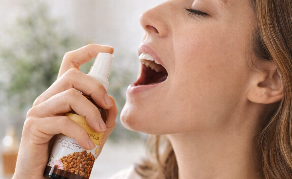propolis spray para a garganta